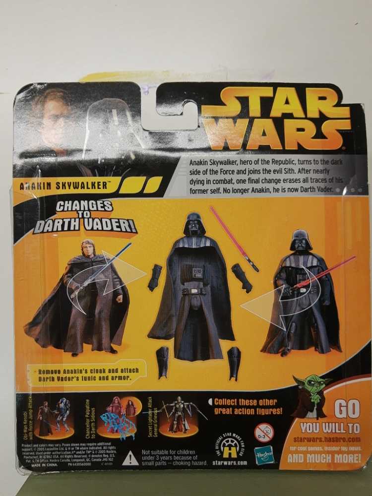 Star Wars Revenge Of The Sith - Anakin Skywalker Changes To Darth Vader Armor - Star Wars vinyl figure collectible [Barcode 653569018810] - Main Image 2