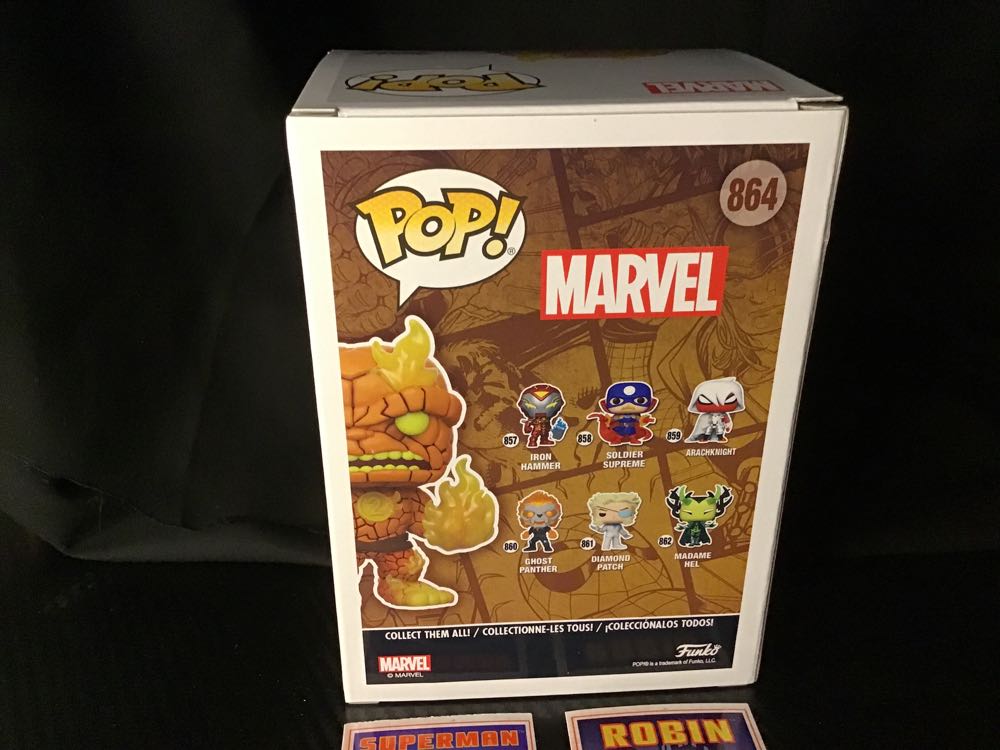 Infinity Warps: Hot Rocks (Thing), #864 - Infinity Warps vinyl figure collectible [Barcode 889698522465] - Main Image 2