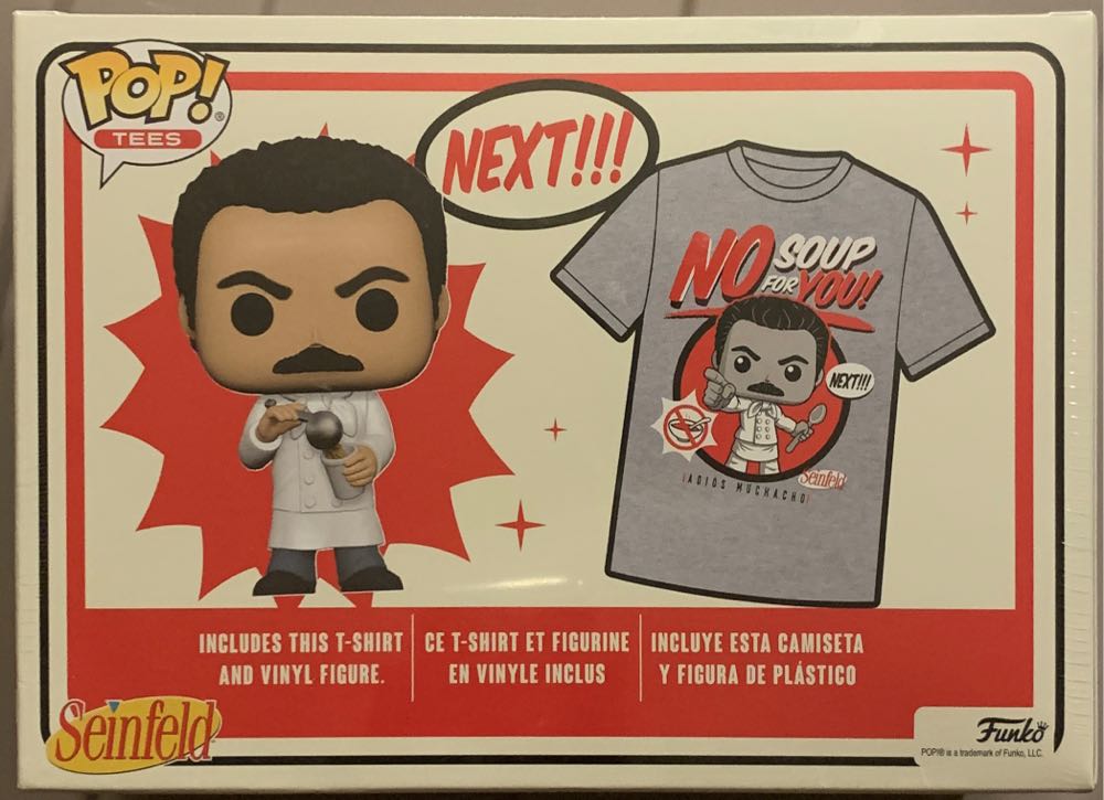 Funko Pop! & Tee: Seinfeld Yev Kassem Soup Nazi No Soup For You Xl Walmart Exclusive - Seinfeld vinyl figure collectible [Barcode 889698569163] - Main Image 2