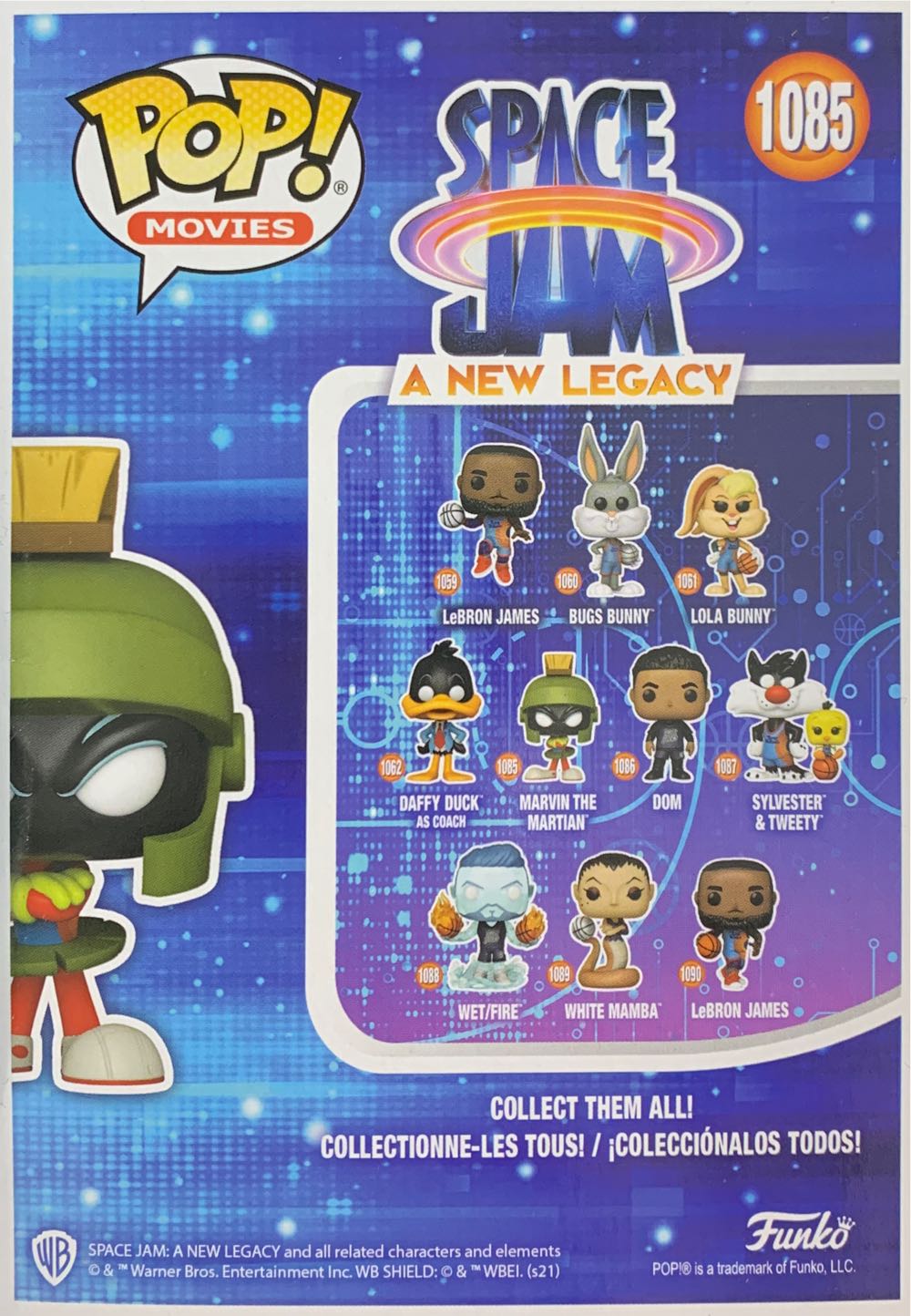 Marvin the Martian - Space Jam: A New Legacy vinyl figure collectible [Barcode 889698559799] - Main Image 3