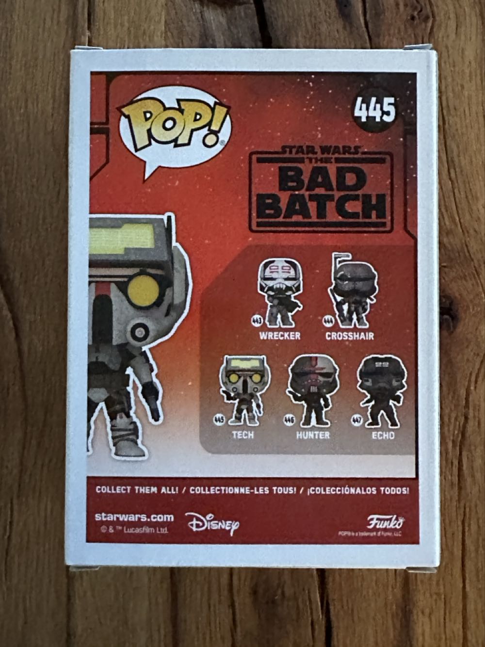 Tech - Star Wars: Bad Batch vinyl figure collectible [Barcode 889698555029] - Main Image 2