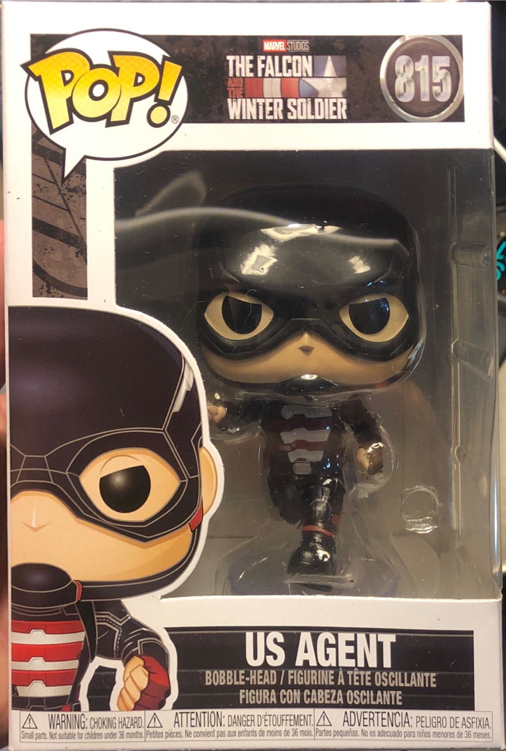 US Agent - Marvel Universe vinyl figure collectible [Barcode 889698516310] - Main Image 2