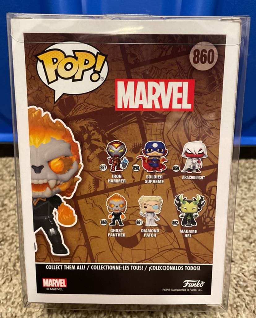 Ghost Panther (Infinity Warps) Pop! 860 - Infinity Warps vinyl figure collectible [Barcode 889698520089] - Main Image 2