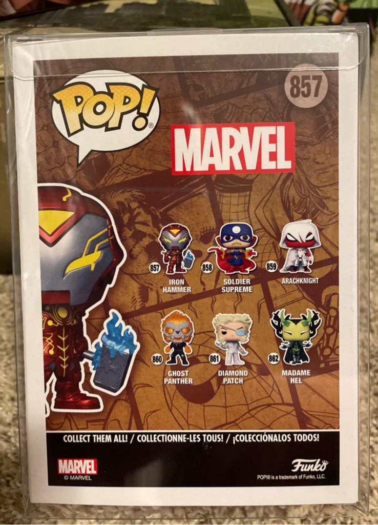 Iron Hammer #857 - Infinity Warps vinyl figure collectible [Barcode 889698520058] - Main Image 2