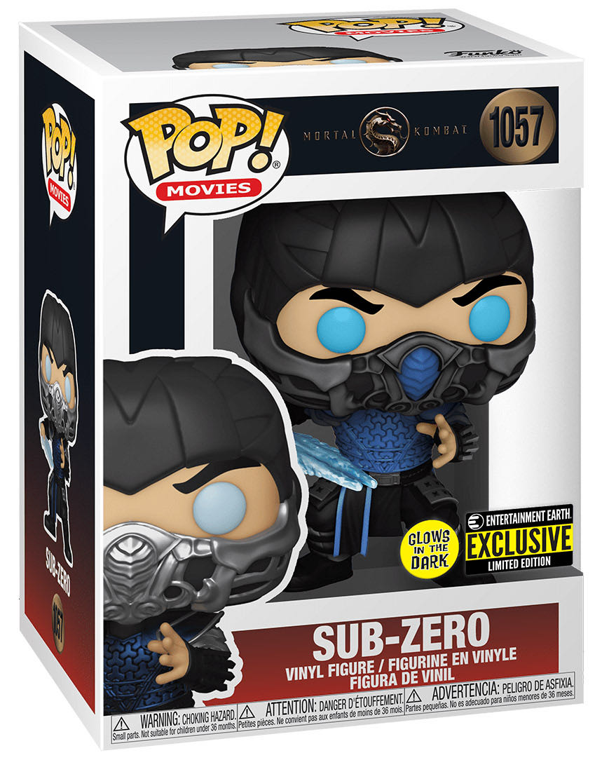 MK: Sub-Zero (Glow In The Dark) - Mortal Kombat vinyl figure collectible [Barcode 889698556477] - Main Image 4