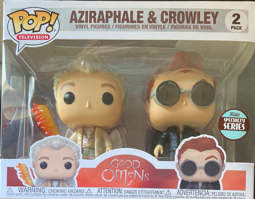 Aziraphale & Crowley  vinyl figure collectible [Barcode 889698546164] - Main Image 2