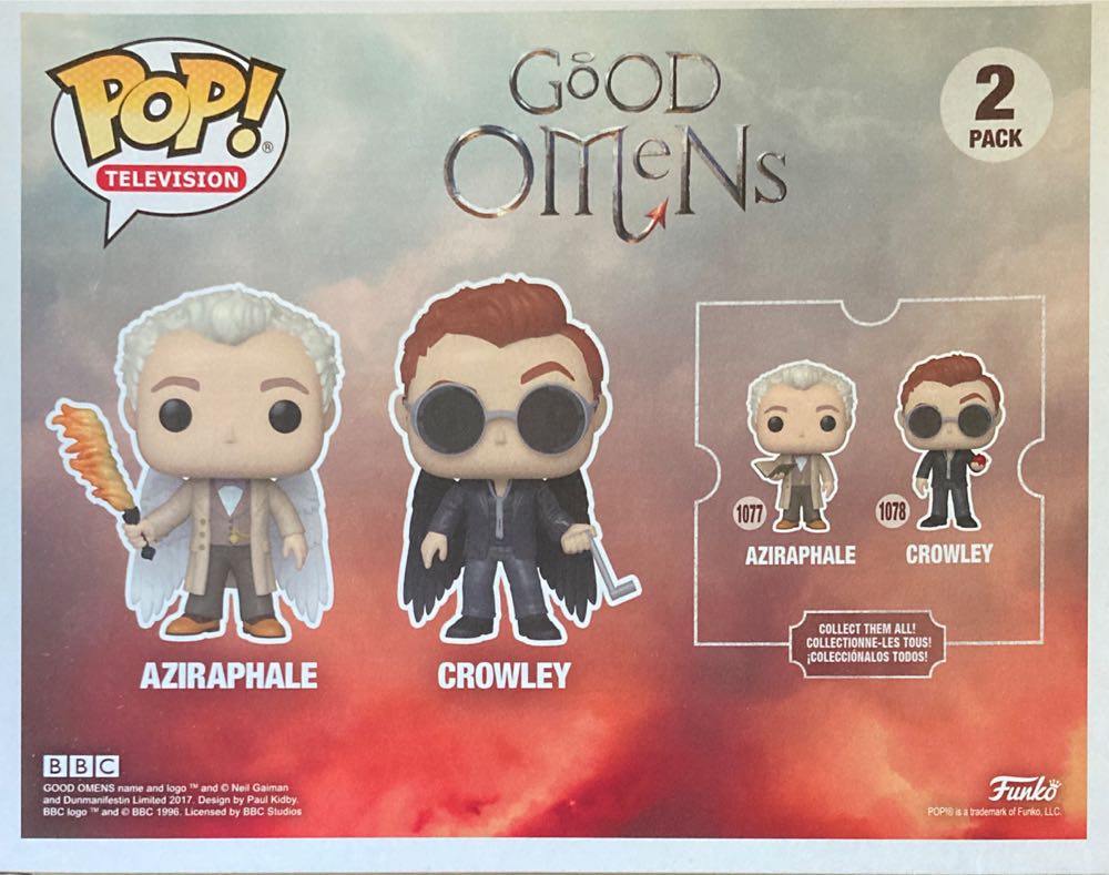 Aziraphale & Crowley  vinyl figure collectible [Barcode 889698546164] - Main Image 3