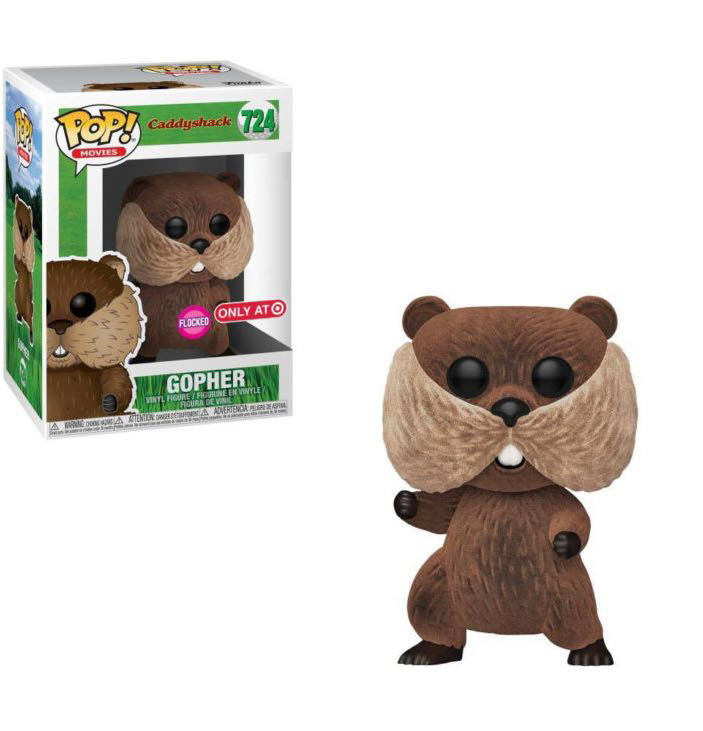 Caddyshack: Flocked GOPHER POP & BUSHWOOD COUNTRY CLUB HAT  vinyl figure collectible [Barcode 889698400480] - Main Image 2