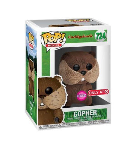 Caddyshack: Flocked GOPHER POP & BUSHWOOD COUNTRY CLUB HAT  vinyl figure collectible [Barcode 889698400480] - Main Image 4