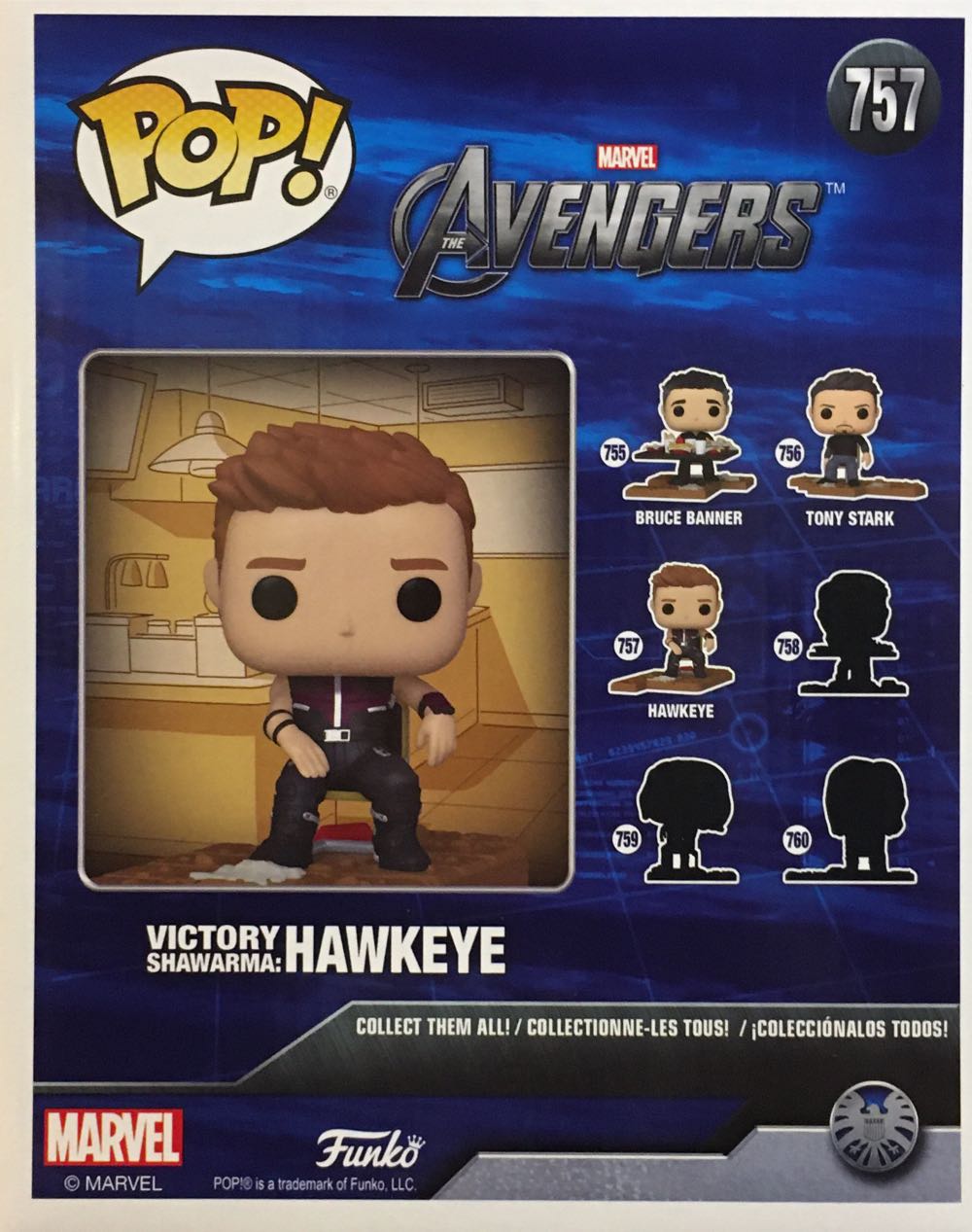 Victory Shawarma: Hawkeye - Marvel Universe vinyl figure collectible [Barcode 889698549004] - Main Image 3