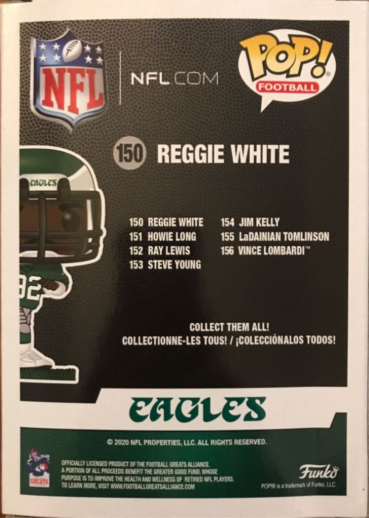 Reggie White - NFL vinyl figure collectible [Barcode 889698517423] - Main Image 2