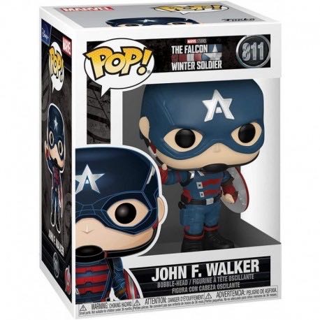 Captain America: John F. Walker, #811 - Marvel Universe vinyl figure collectible [Barcode 889698516273] - Main Image 2
