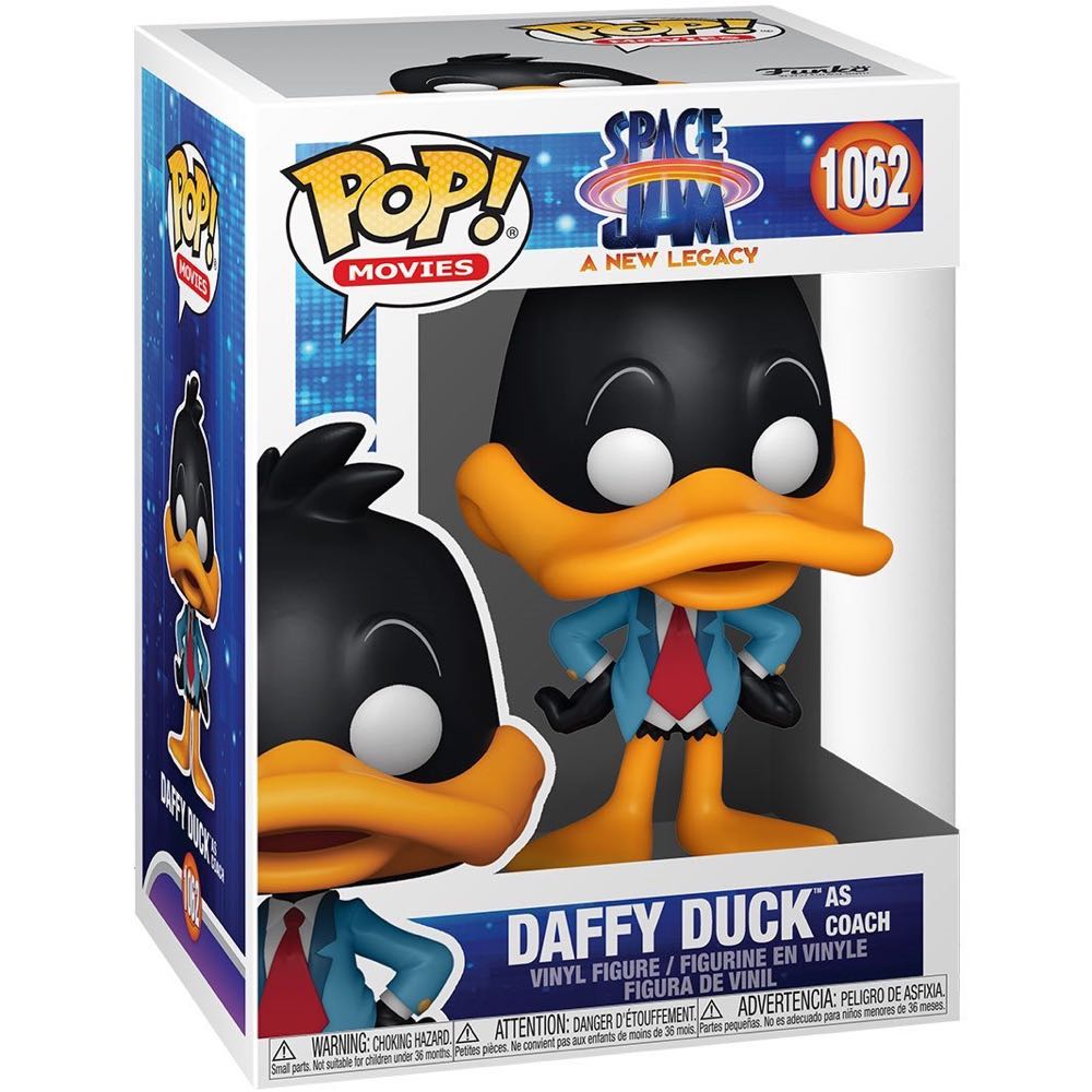Space Jam 1062 - Daffy Duck As Coach - Space Jam: A New Legacy vinyl figure collectible [Barcode 889698559805] - Main Image 3