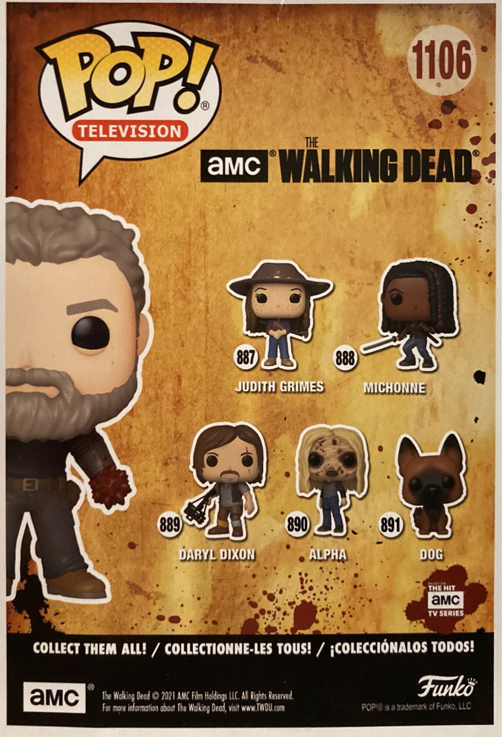 Aaron - The Walking Dead vinyl figure collectible [Barcode 889698556637] - Main Image 2
