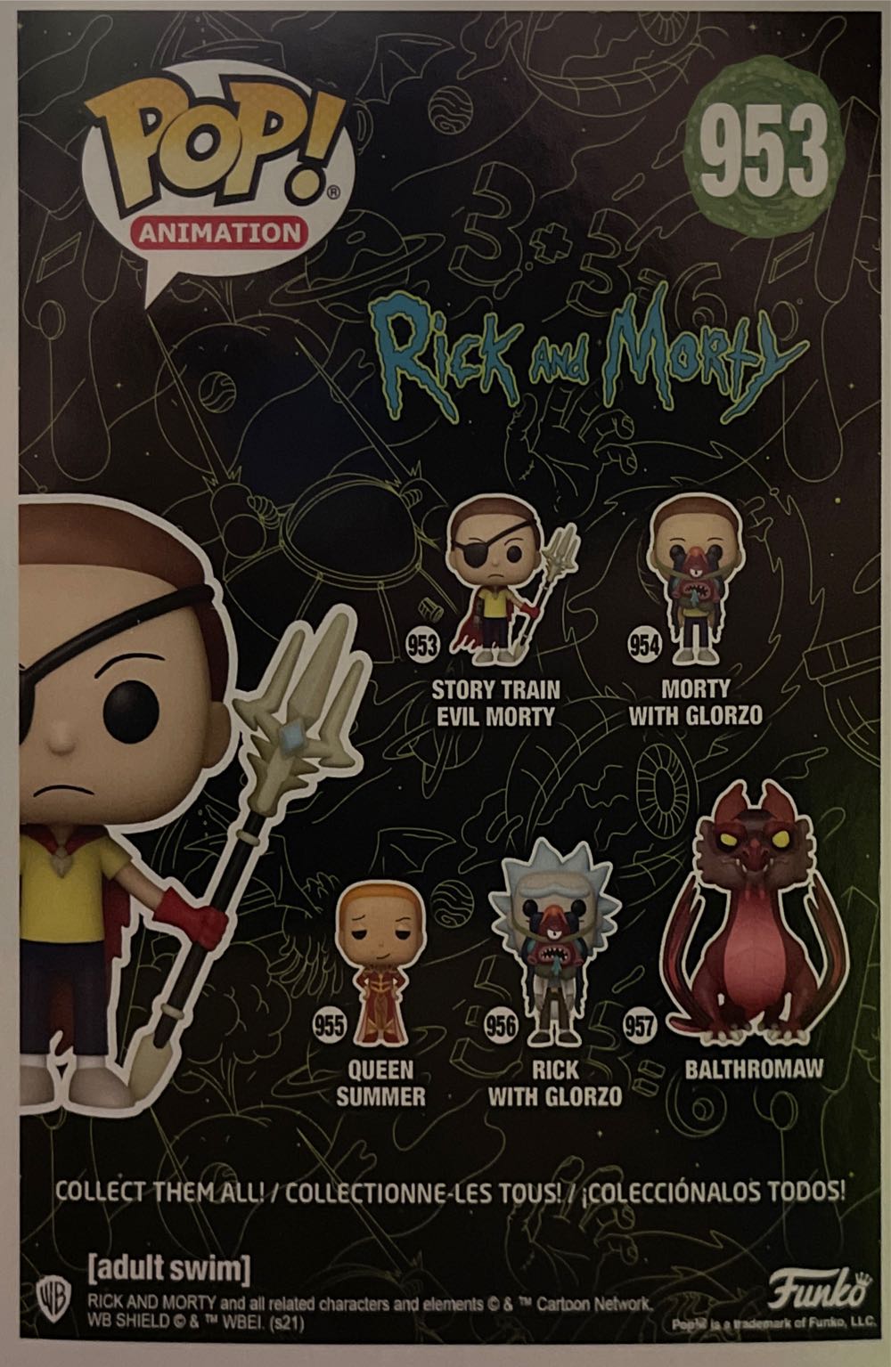 Story Train Evil Morty - Rick & Morty vinyl figure collectible [Barcode 889698552479] - Main Image 3