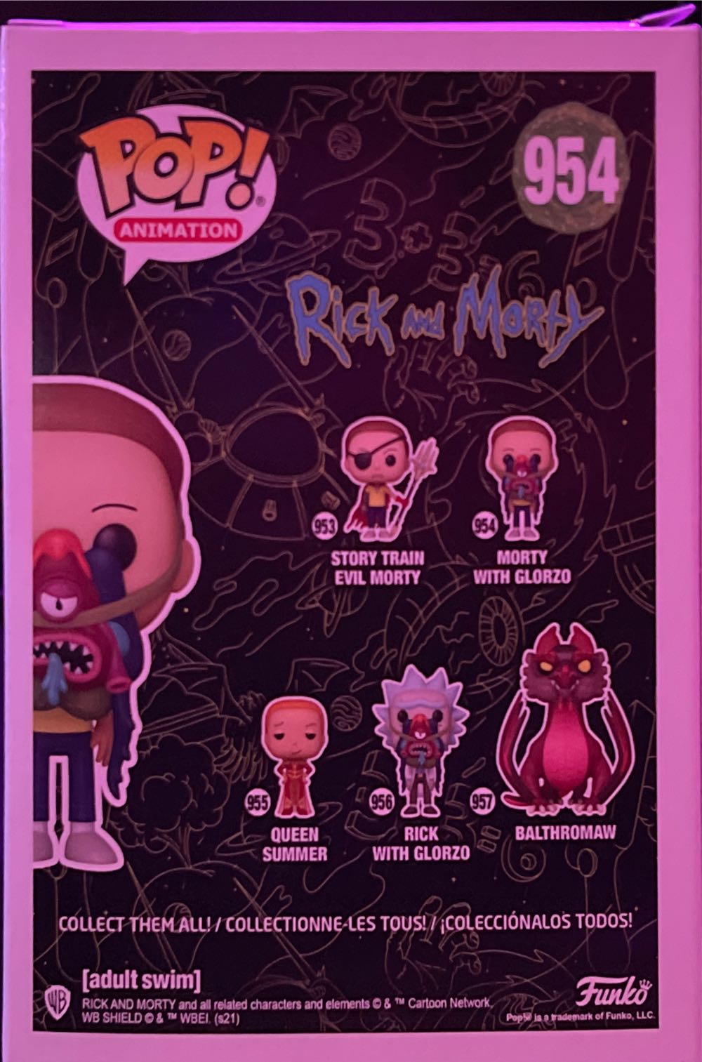 Morty with Glorzo - Rick & Morty vinyl figure collectible [Barcode 889698552486] - Main Image 3