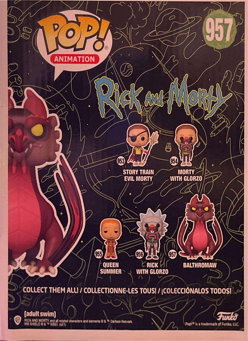 Balthromaw - Rick & Morty vinyl figure collectible [Barcode 889698552516] - Main Image 3