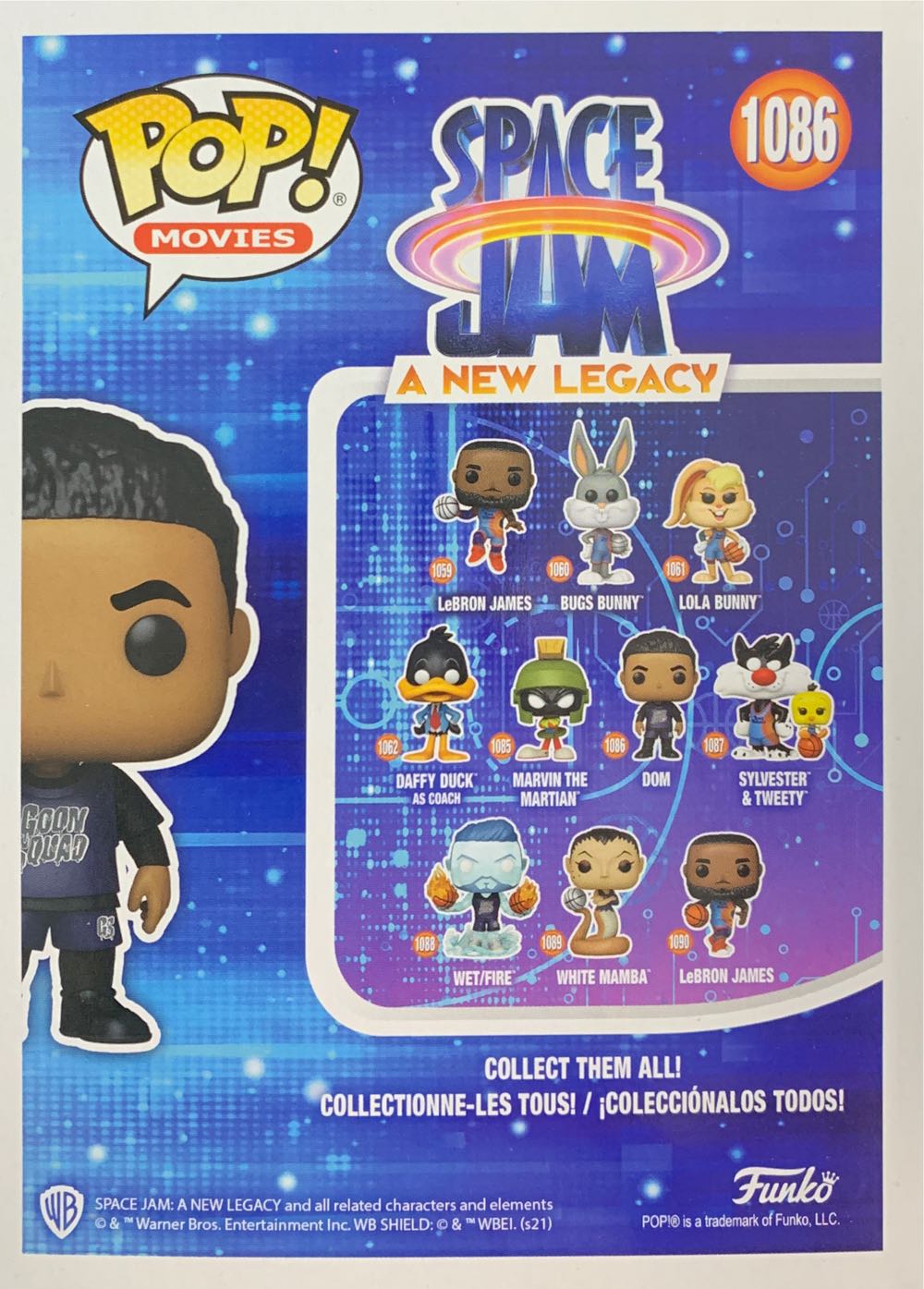 Dom - Space Jam: A New Legacy vinyl figure collectible [Barcode 889698562270] - Main Image 2