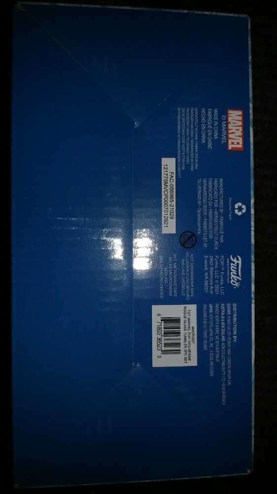 POP! Marvel: Wolverine & Rogue 2pc Glass Tumbler Set
(Target Exclusive) - Marvel Universe vinyl figure collectible [Barcode 671803365230] - Main Image 2