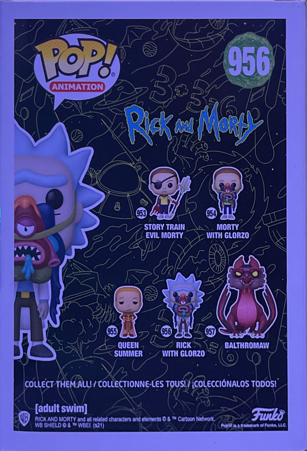 Rick with Glorzo - Rick & Morty vinyl figure collectible [Barcode 889698552509] - Main Image 3