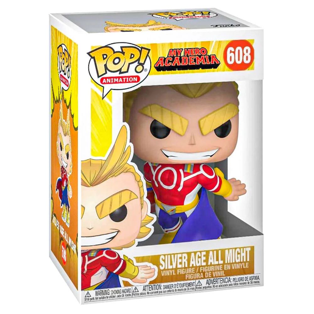 Silver Age All Might - My Hero Academia vinyl figure collectible [Barcode 889698441810] - Main Image 2