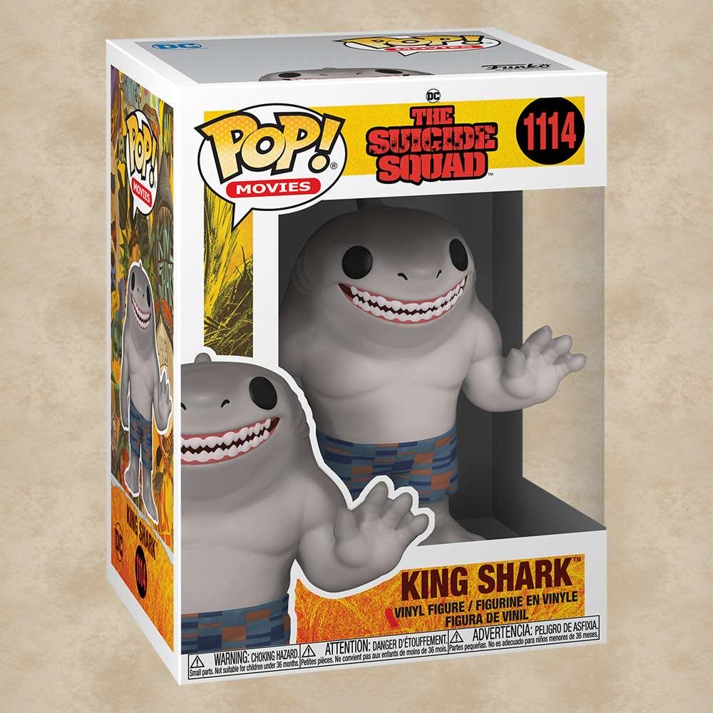 #1114 Movies: The Suicide Squad: King Shark - DC Universe vinyl figure collectible [Barcode 889698560191] - Main Image 2