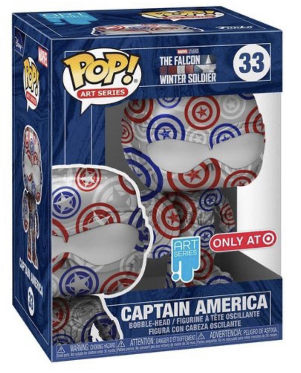 Captain America Art Series - Marvel Universe vinyl figure collectible [Barcode 889698561532] - Main Image 3