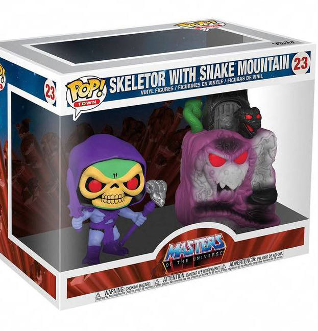 Skeletor with Snake Mountain - Masters of the Universe vinyl figure collectible [Barcode 889698514699] - Main Image 2