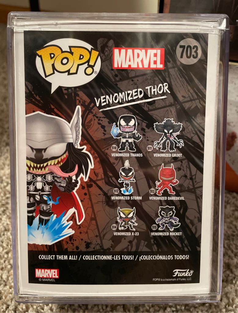 Venomized Thor - Venom vinyl figure collectible [Barcode 889698516716] - Main Image 2