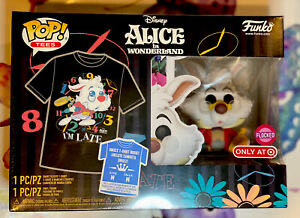 Alice In Wonderland White Rabbit Pop And Tee- Flocked Target Exclusive - Alice in Wonderland vinyl figure collectible [Barcode 889698563314] - Main Image 3