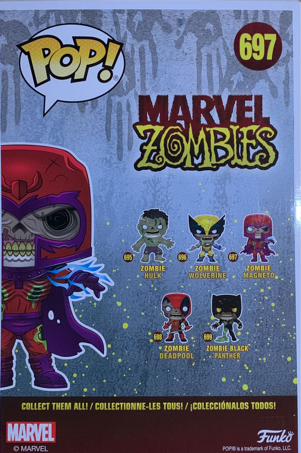 Marvel Zombie Magneto 10’ - Marvel Universe vinyl figure collectible [Barcode 889698516563] - Main Image 2