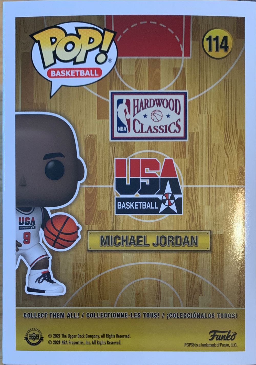 Michael Jordan #114 - NBA vinyl figure collectible [Barcode 889698564007] - Main Image 3
