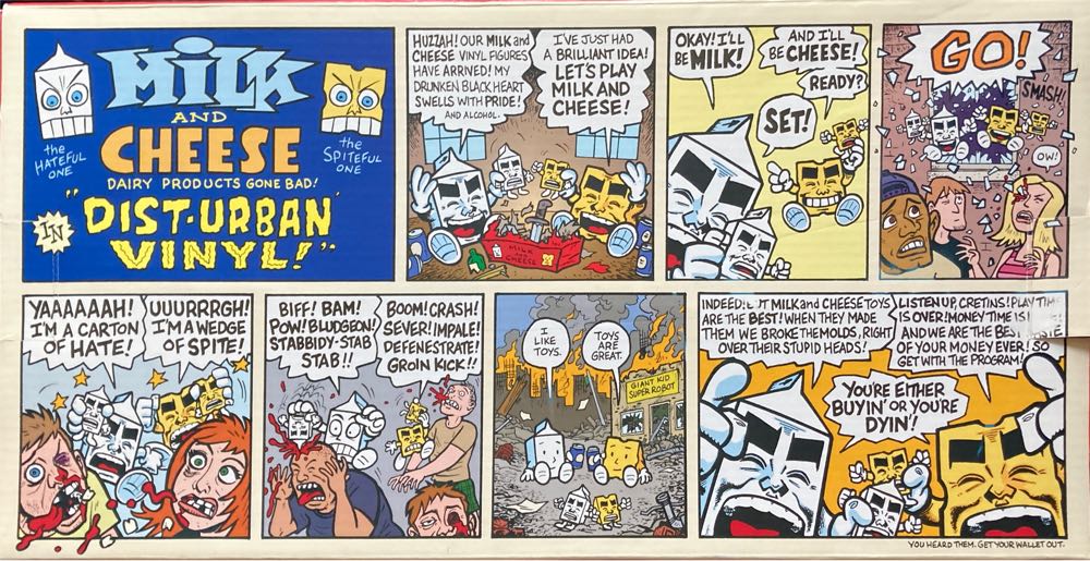 Milk & Cheese: Dairy Products Gone Bad  vinyl figure collectible [Barcode 718290754137] - Main Image 2