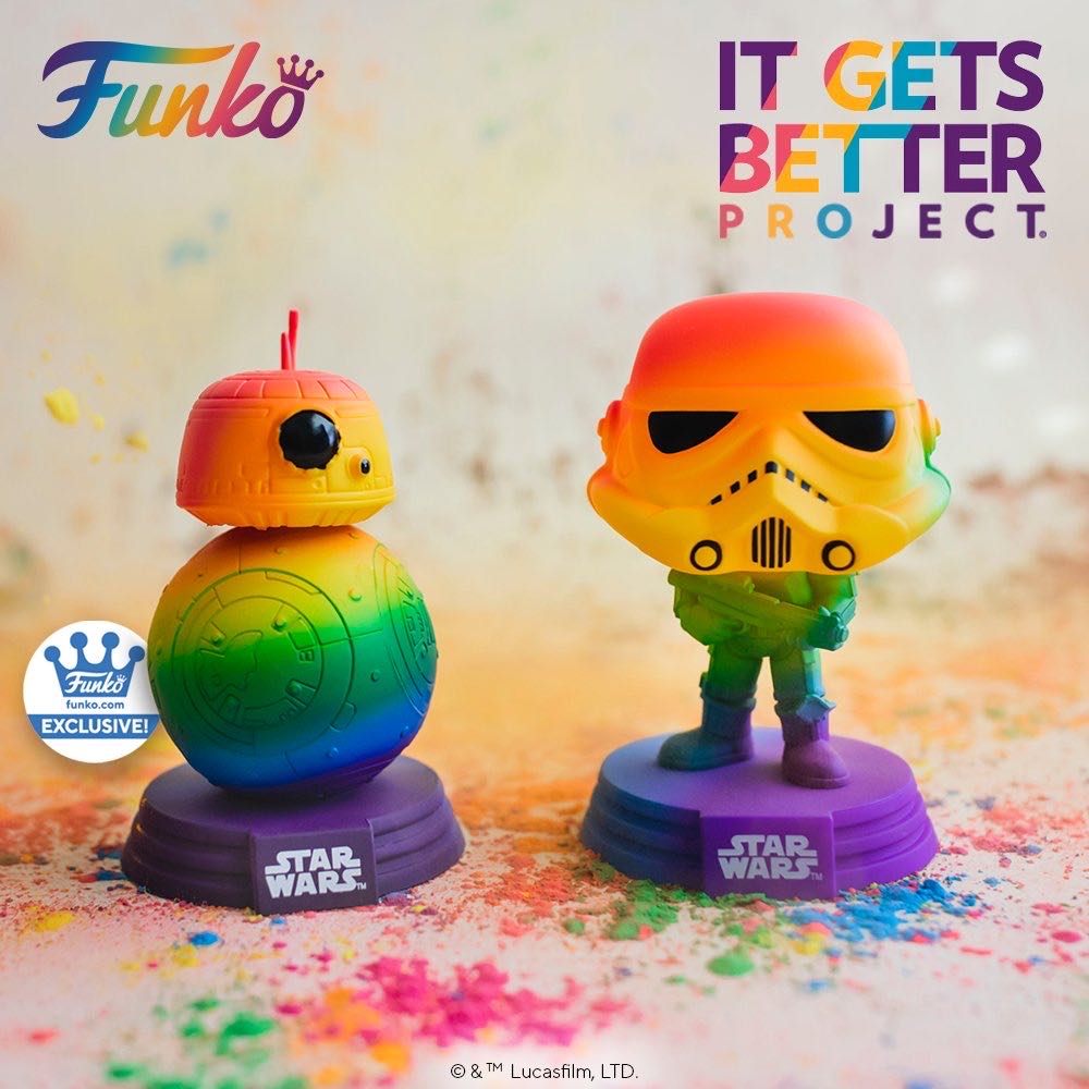 BB-8 (Pride) - Star Wars vinyl figure collectible [Barcode 889698569828] - Main Image 4