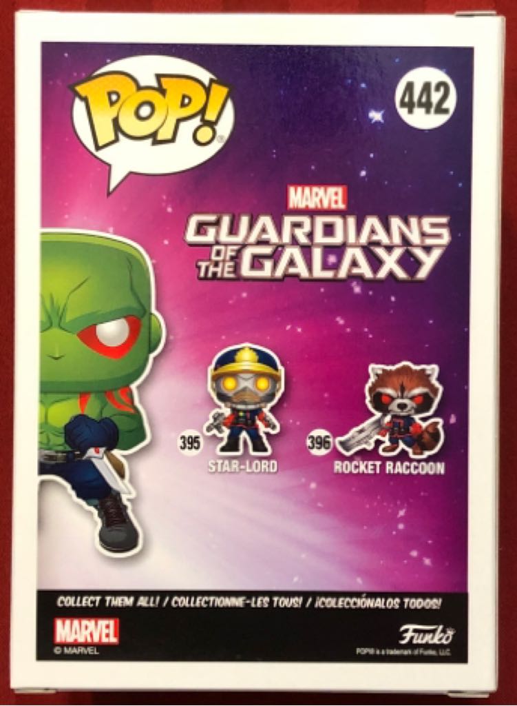 Guardians of the Galaxy: Drax, #442 - Marvel Universe vinyl figure collectible [Barcode 889698401678] - Main Image 2