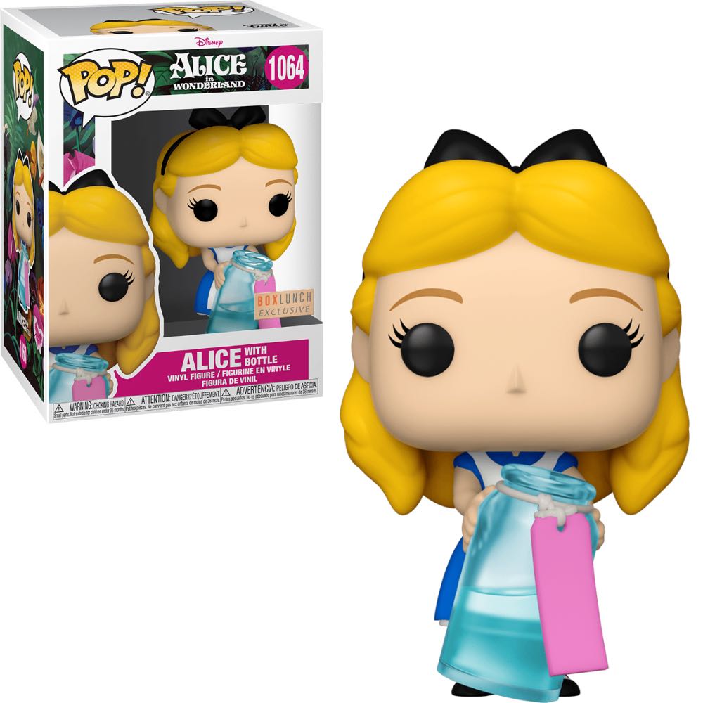 Alice With Bottle - Alice in Wonderland vinyl figure collectible [Barcode 889698561365] - Main Image 2