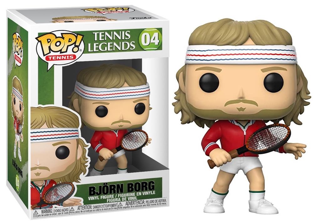 Björn Borg - Tennis Legends vinyl figure collectible [Barcode 889698477345] - Main Image 2