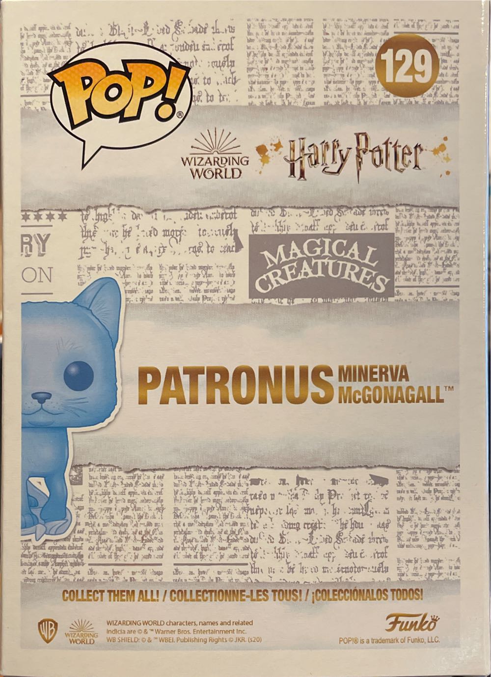 Patronus Minerva McGonagall - Harry Potter vinyl figure collectible [Barcode 889698538497] - Main Image 2