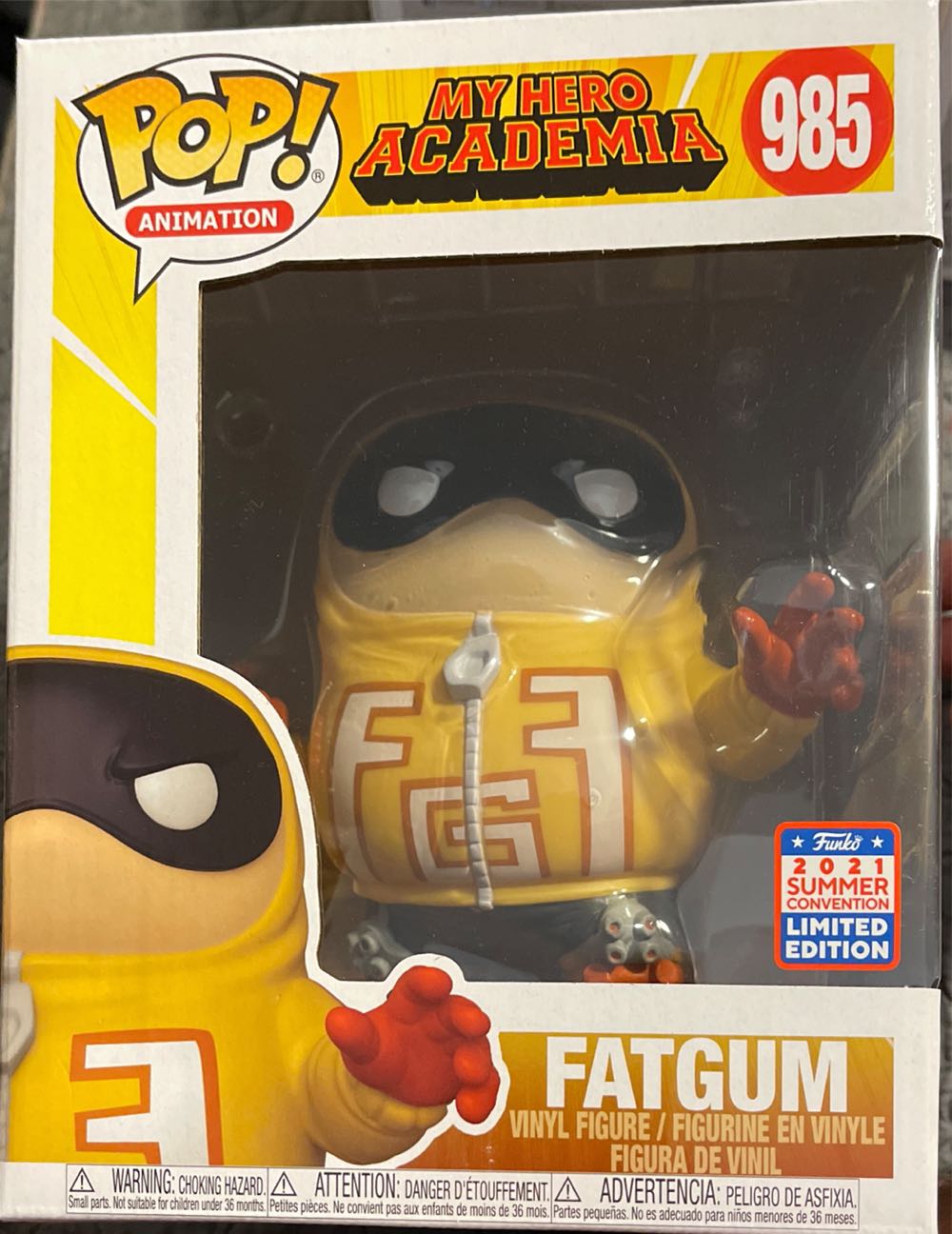 #985 Fatgum - My Hero Academia vinyl figure collectible [Barcode 889698555180] - Main Image 2