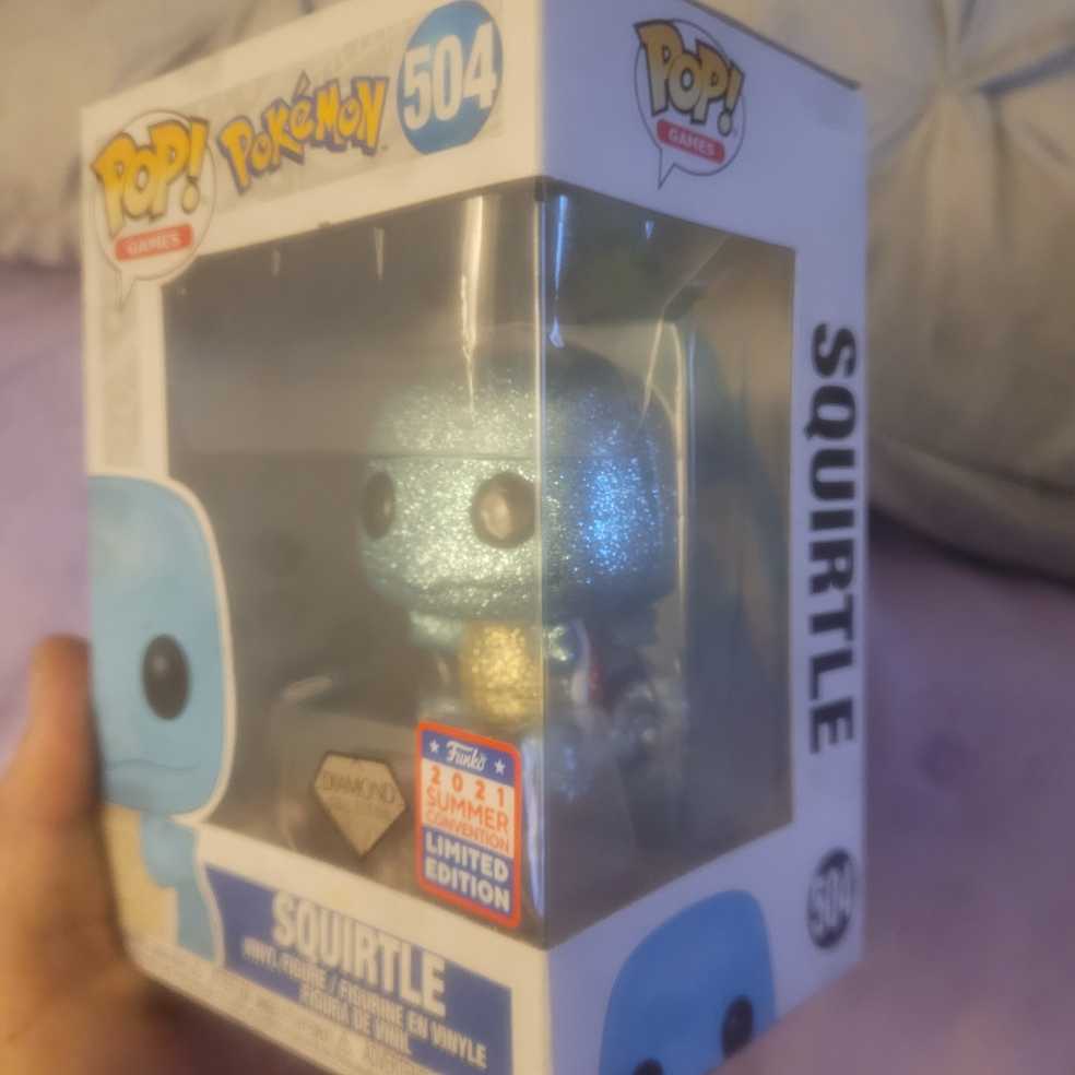 #504: Squirtle [Diamond Collection] - Pokémon vinyl figure collectible [Barcode 889698559225] - Main Image 4