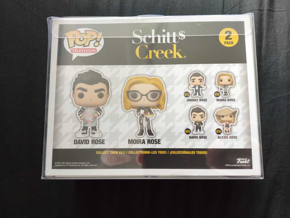 David Rose & Moira Rose - Schitt’s Creek vinyl figure collectible [Barcode 889698545846] - Main Image 2