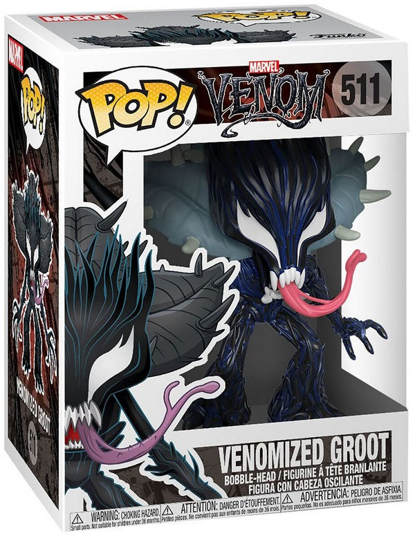 Venomized Groot (Glow) - Venom vinyl figure collectible [Barcode 889698476140] - Main Image 4