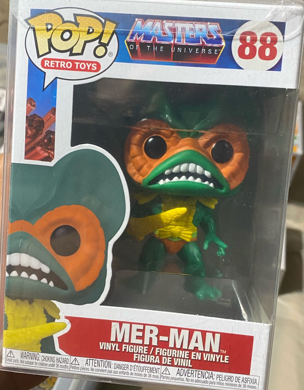 MOTU- MER-MAN - Masters of the Universe vinyl figure collectible [Barcode 889698562072] - Main Image 3