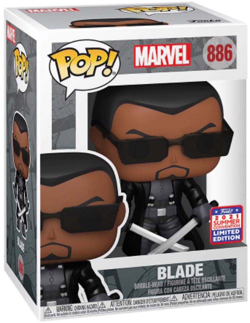 Blade - Marvel Universe vinyl figure collectible [Barcode 889698555302] - Main Image 2