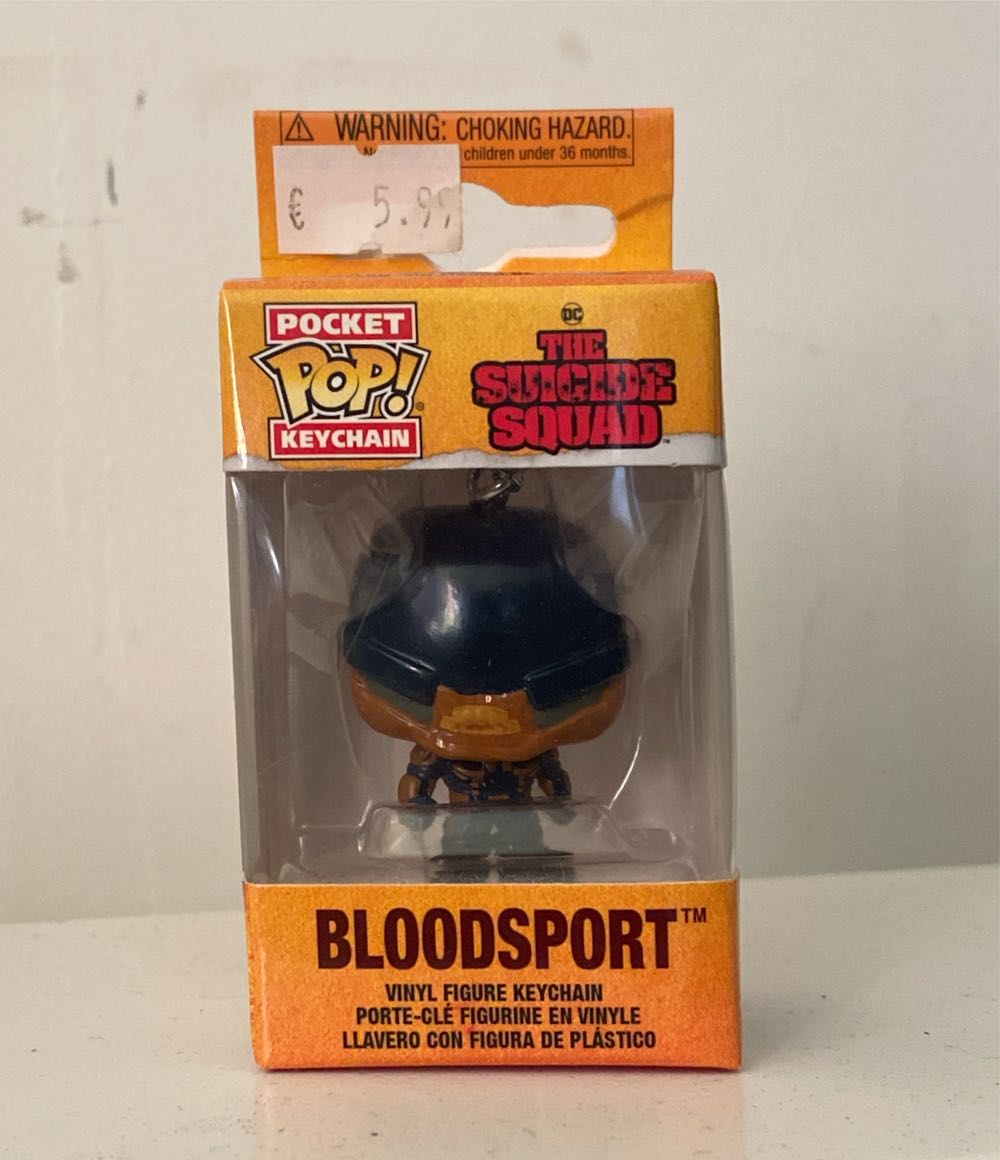 Funko Pop! Keychain: The Suicide Squad Bloodsport  vinyl figure collectible [Barcode 889698560054] - Main Image 2