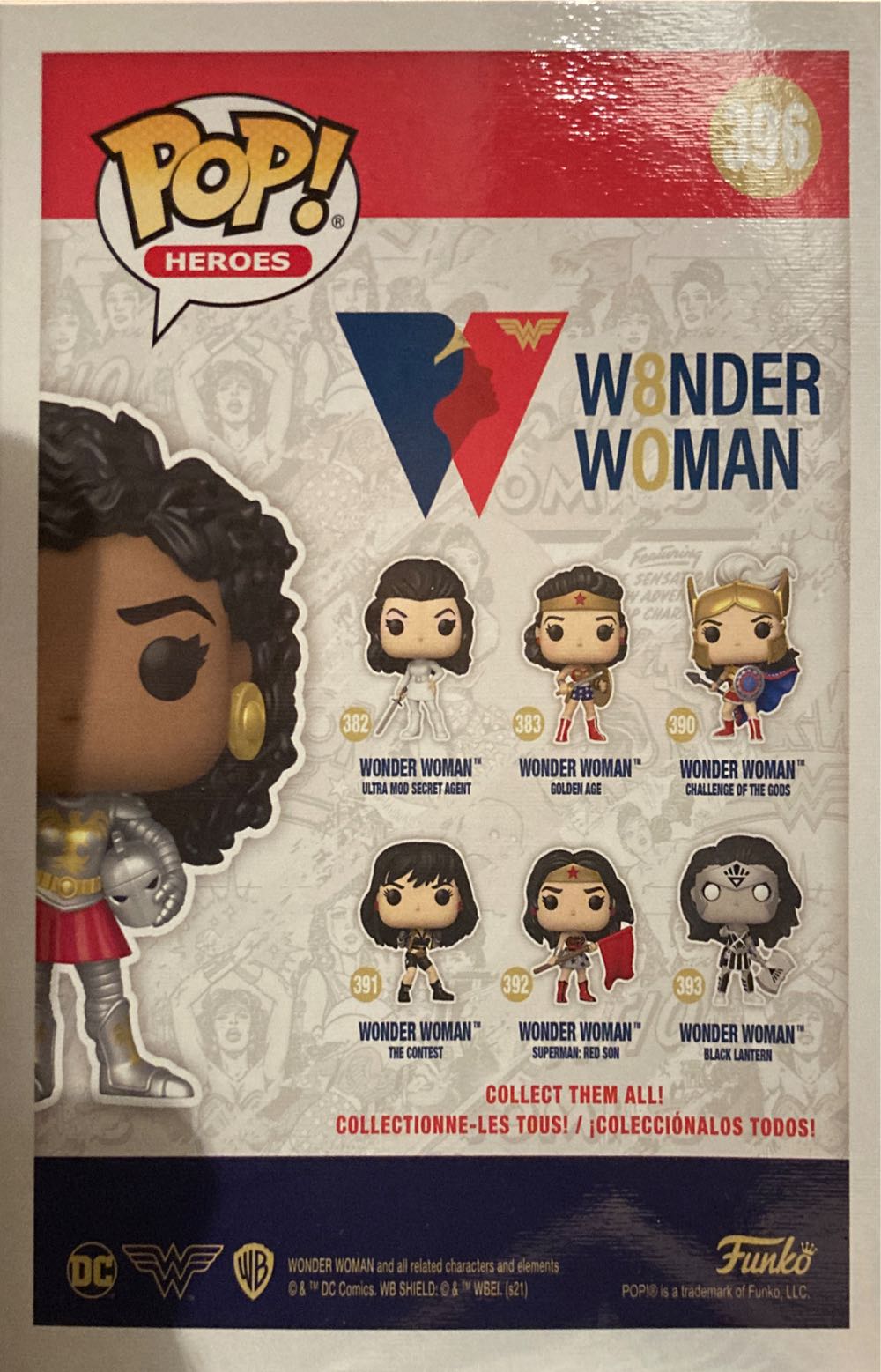 Nubia Pop! 396 - Wonder Woman vinyl figure collectible [Barcode 889698555142] - Main Image 2