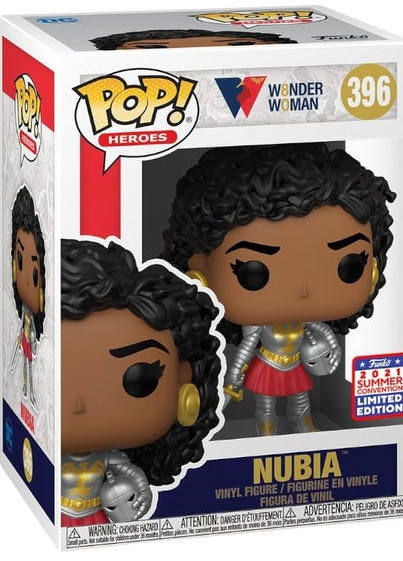 Nubia Pop! 396 - Wonder Woman vinyl figure collectible [Barcode 889698555142] - Main Image 3