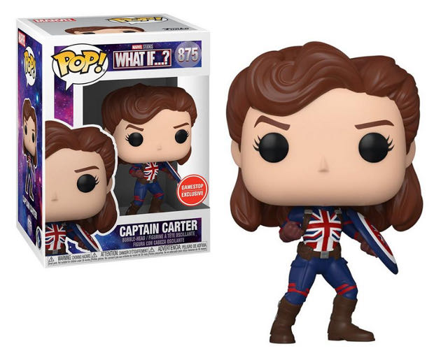 Customized Captain Carter Earth-838 Variant - What If...? vinyl figure collectible [Barcode 889698559676] - Main Image 2