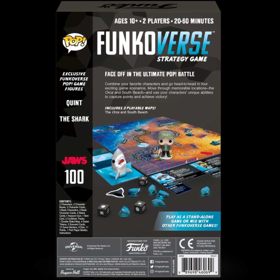 Jaws FunkoVerse Board Game - Jaws vinyl figure collectible [Barcode 889698460699] - Main Image 3