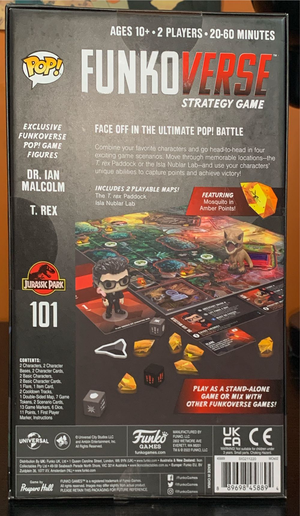 Jurassic Park #101: Dr. Ian Malcolm & T. Rex - Jurassic Park vinyl figure collectible [Barcode 889698458894] - Main Image 3